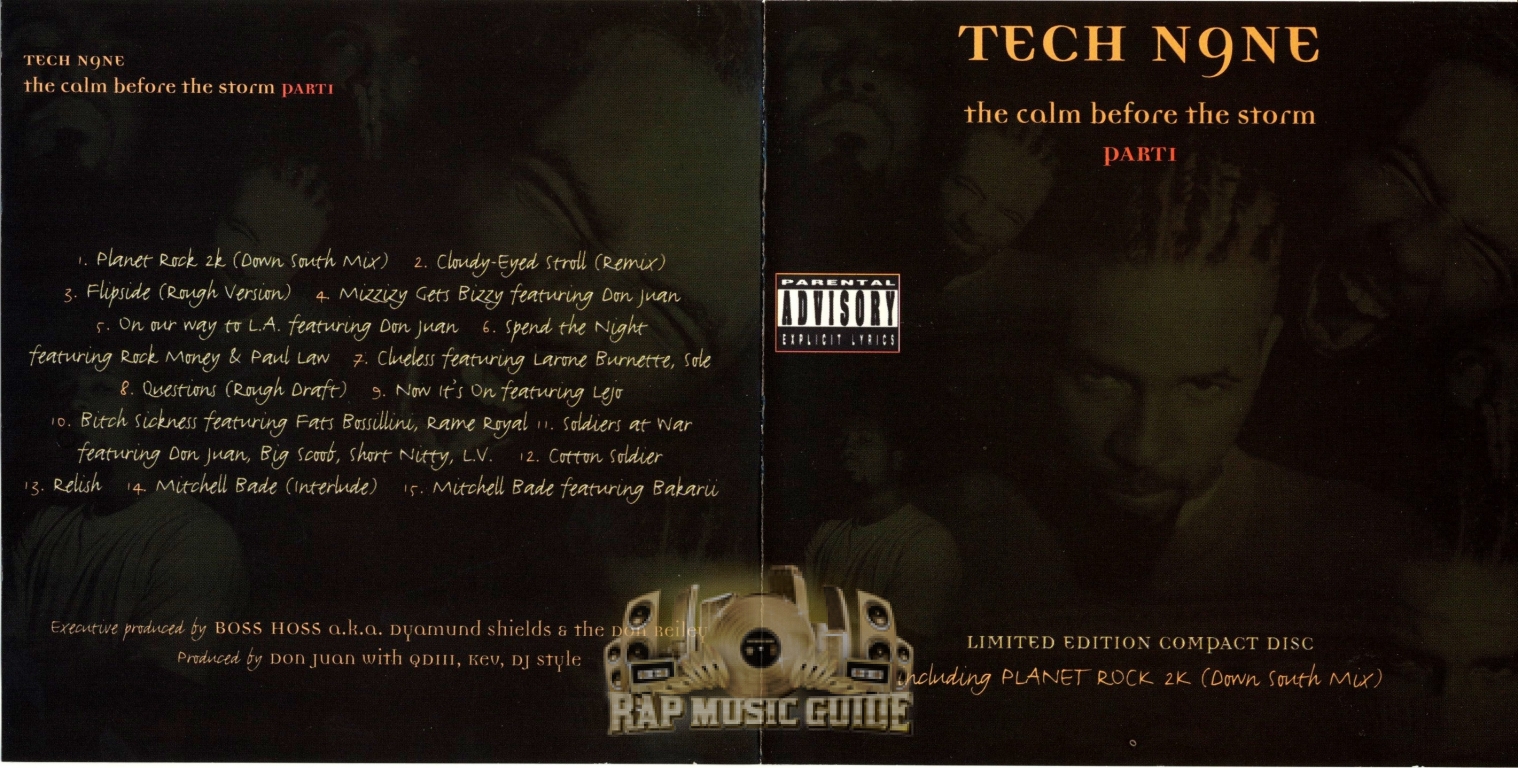 Tech N9ne - The Calm Before The Storm Part I: 1st Press. CD